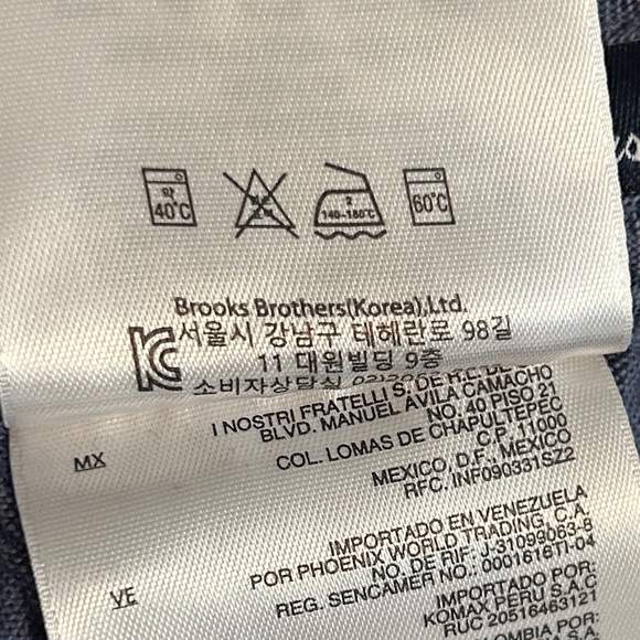 Brooks Brothers Kids Blue Classic Shorts, size 16 - Picture 8 of 8